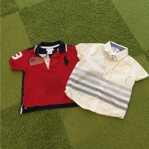 Hugo Boss shirt & Ralph Lauren polo shirt